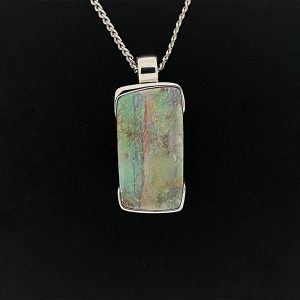 S/S R/P Boulder Opal Pendant