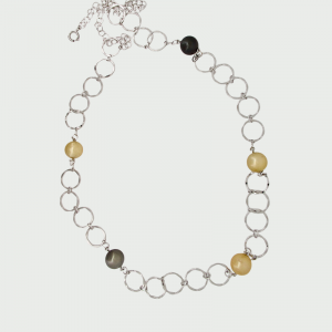 S/S R/P Gold & Black South Sea Pearl Necklace 13mm 5pcs